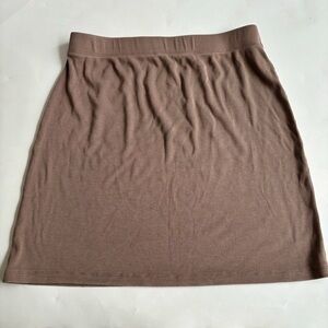 Aritzia Wilfred Free High Rise Evoke Tencel Modal Mini Skirt Small
